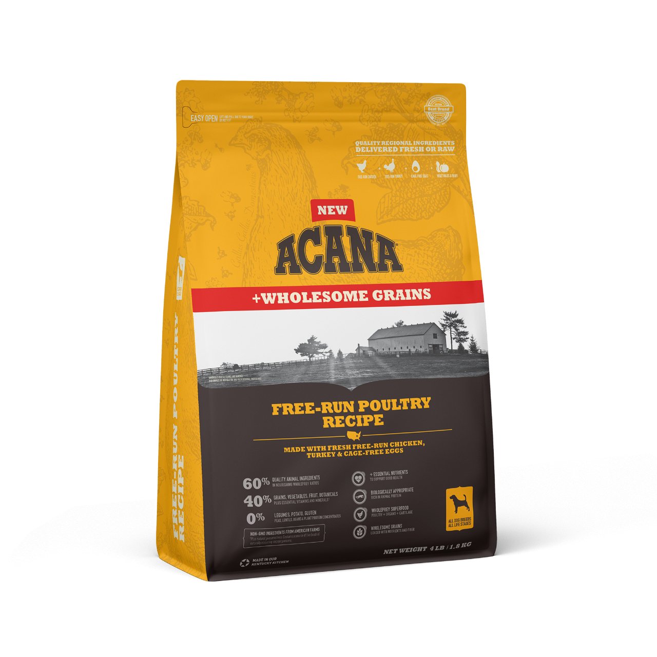 Acana Free Run Poultry Grain-Free Dry Dog Food - DoggiesGoneWild