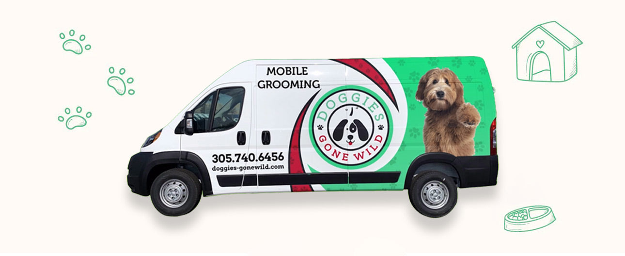 mobile dog grooming Miami