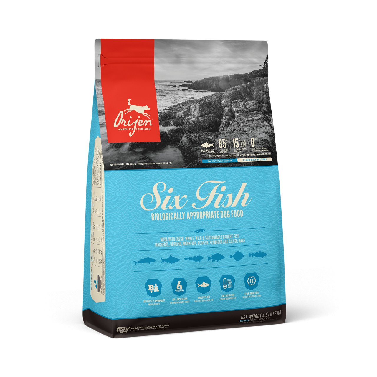 Orijen 6 Fish Grain-Free Dry Dog Food - DoggiesGoneWild